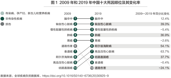 01、图12009年和2019 年中国十大死因顺位及其变化率.png