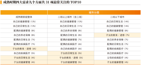 03、成熟时期四大需求九个方面共 31 项最常关注的 TOP10.png